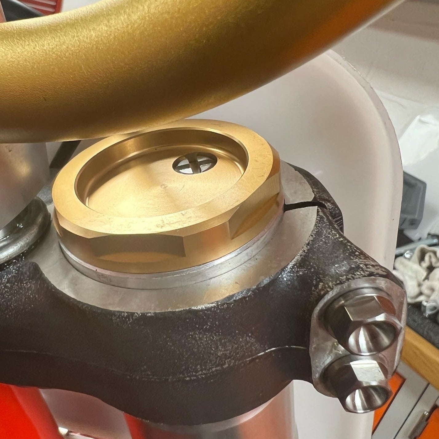 Billet Front Fork Caps - Honda CR125 CR250 CR500