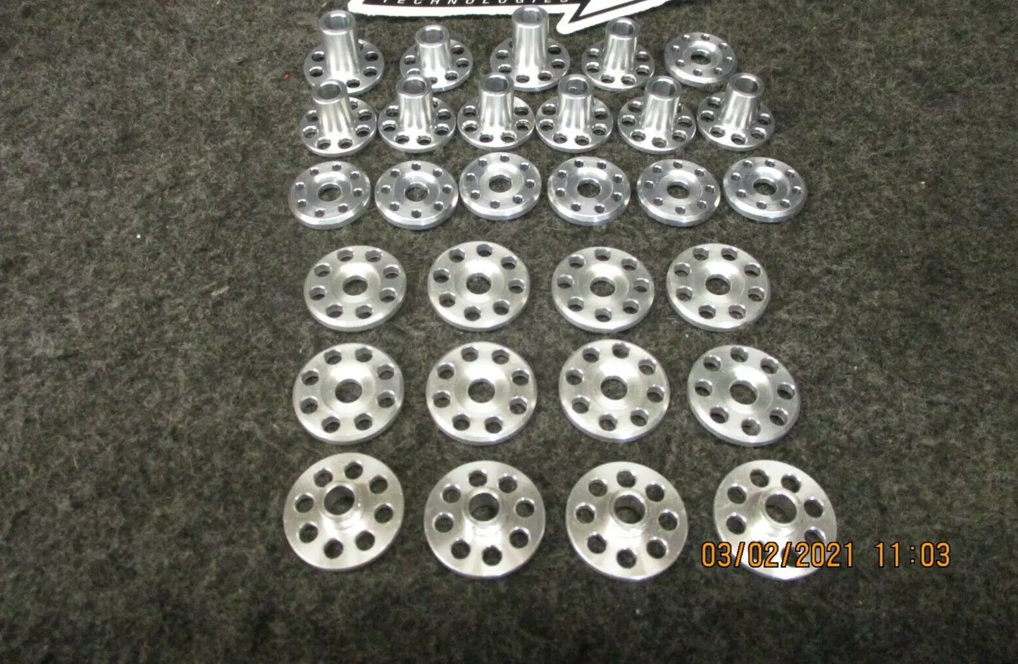 Complete Top Hat and Washer Kit - Honda CR125 CR250 CR500