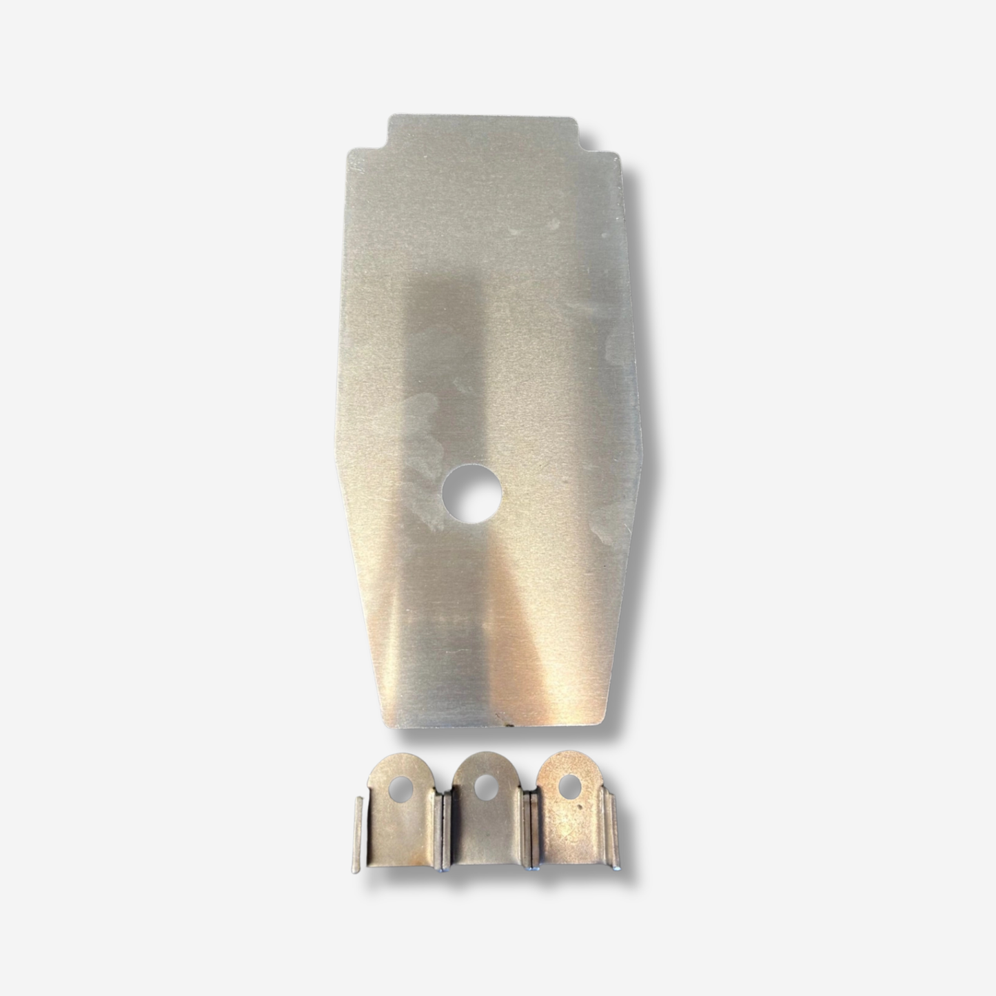 DocWob Aluminium Weld-On Skid Plate (Bash Guard) – Kawasaki KX500 (1989–2004)