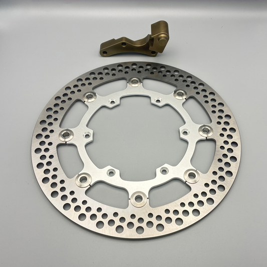 Doc Wob Oversized 280 Front Disc Brake Kit - Yamaha YZ125 YZ250
