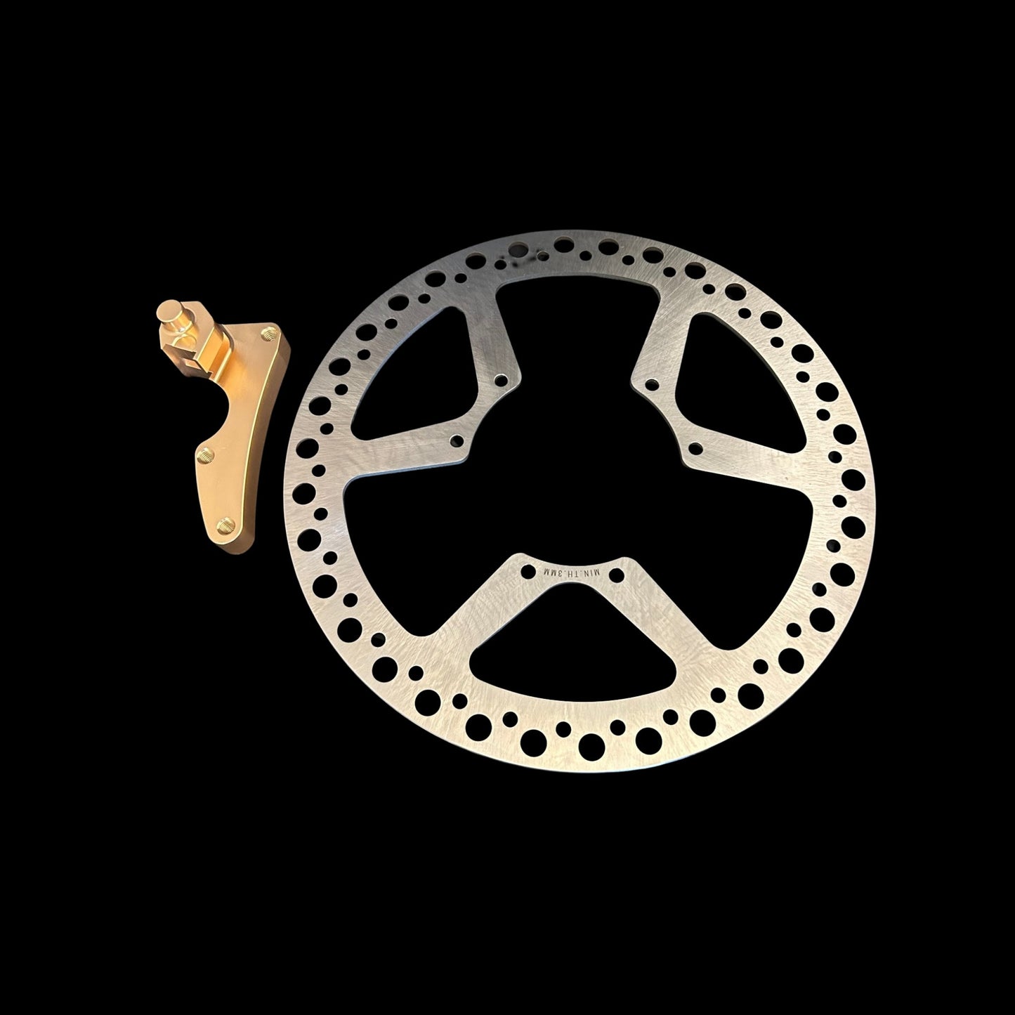 Oversized 280 Front Disc Brake Kit HRC Style - Honda CR125 CR250 CR500 CRF250 CRF450