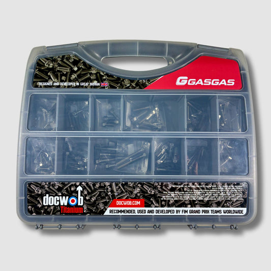DocWob Titanium Chassis Bolt Kit - GasGas MC250F / MC350F / MC450F