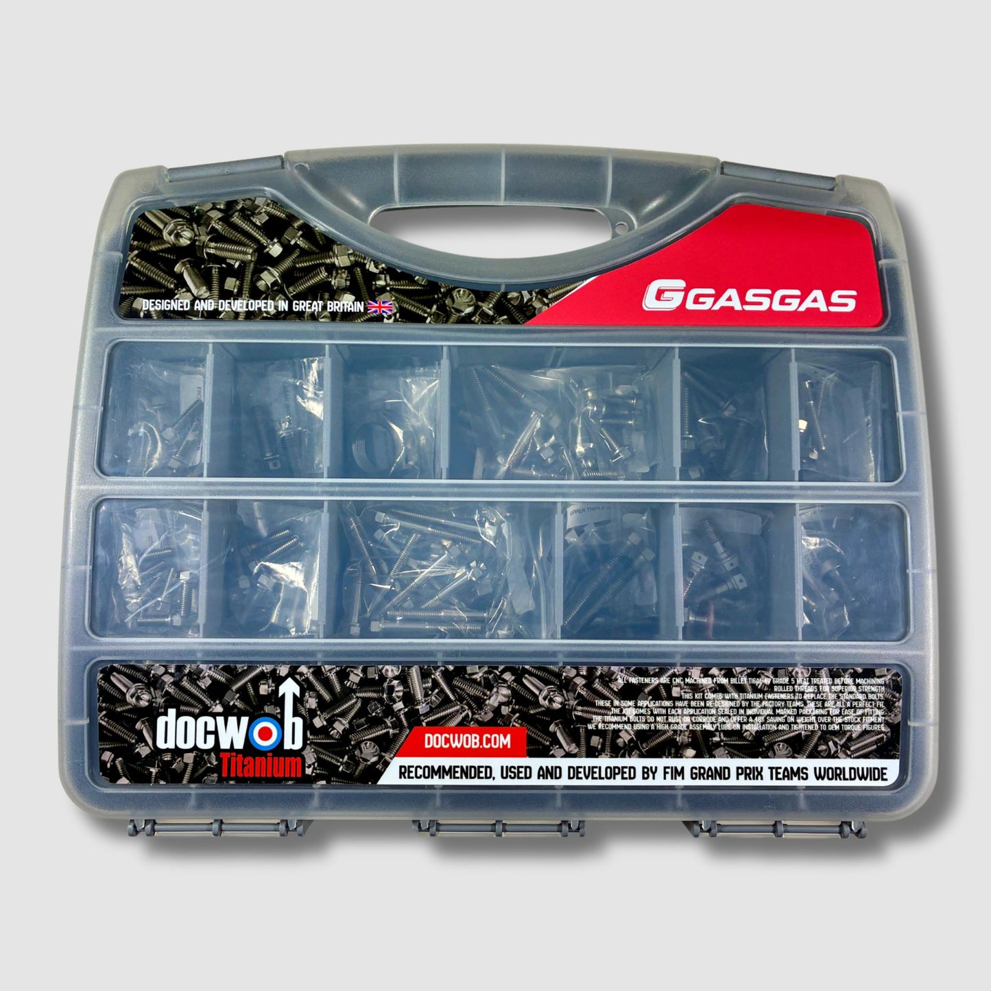 Doc Wob Titanium Full Bolt Kit – GASGAS MC85 / MC125 / MC250