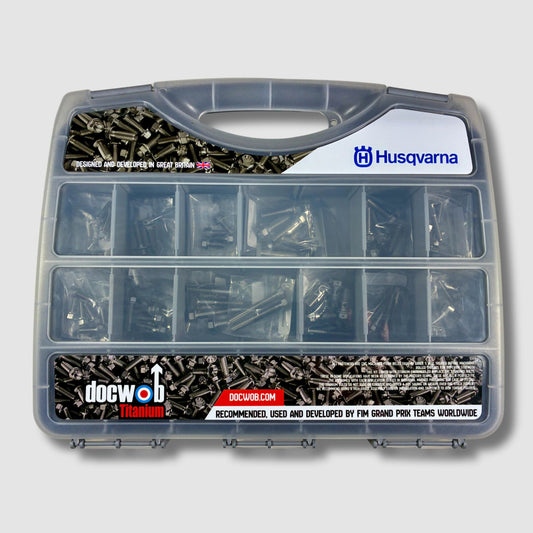 DocWob Titanium Chassis Bolt Kit - Husqvarna FC250 / FC350 / FC450