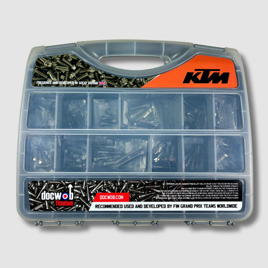 DocWob Titanium Chassis Bolt Kit – KTM SXF250 / SXF350 / SXF450