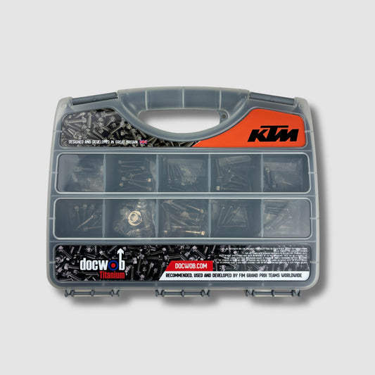 DocWob Titanium Motor Bolt Kit - KTM SX125 / SX150 / SX250