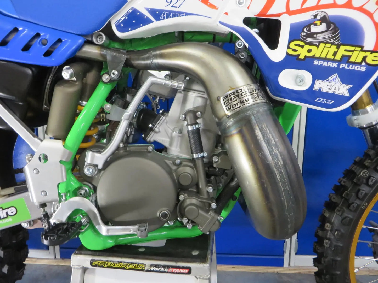 DocWob Aluminium Frame Guards – Kawasaki KX125 / KX250 / KX500