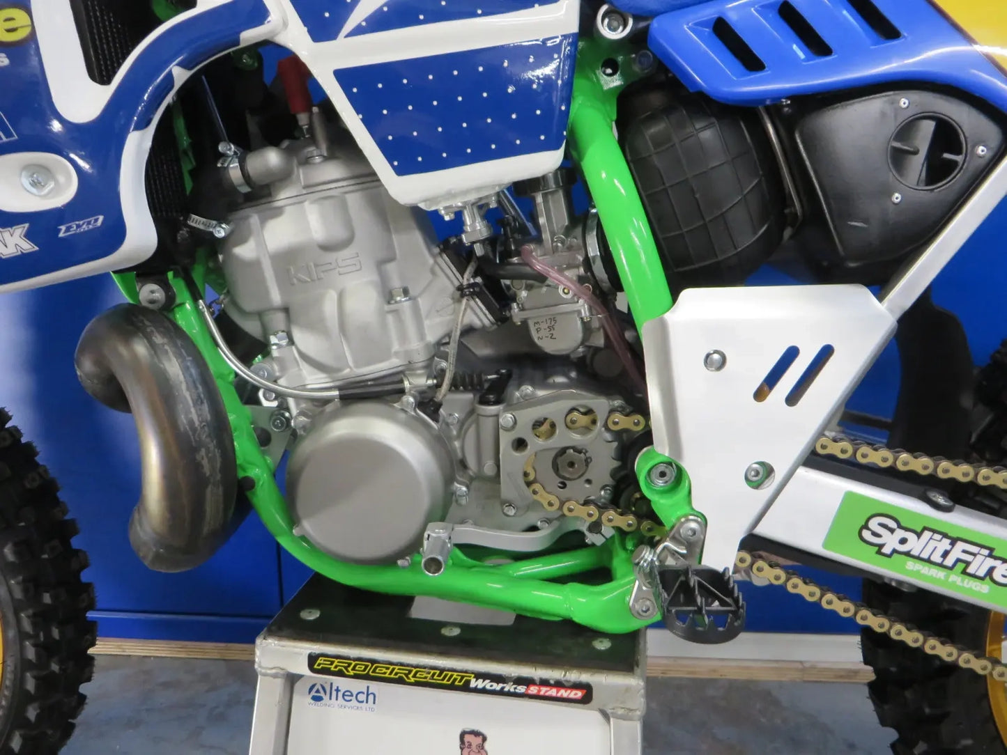 DocWob Aluminium Frame Guards – Kawasaki KX125 / KX250 / KX500