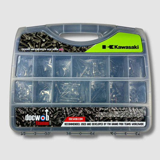 DocWob Titanium Full Bolt Kit - Kawasaki KXF250 KXF450