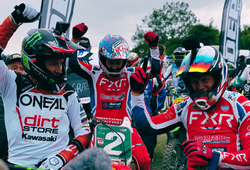 Victorious Trio to Represent England at Farleigh Castle Vets MX