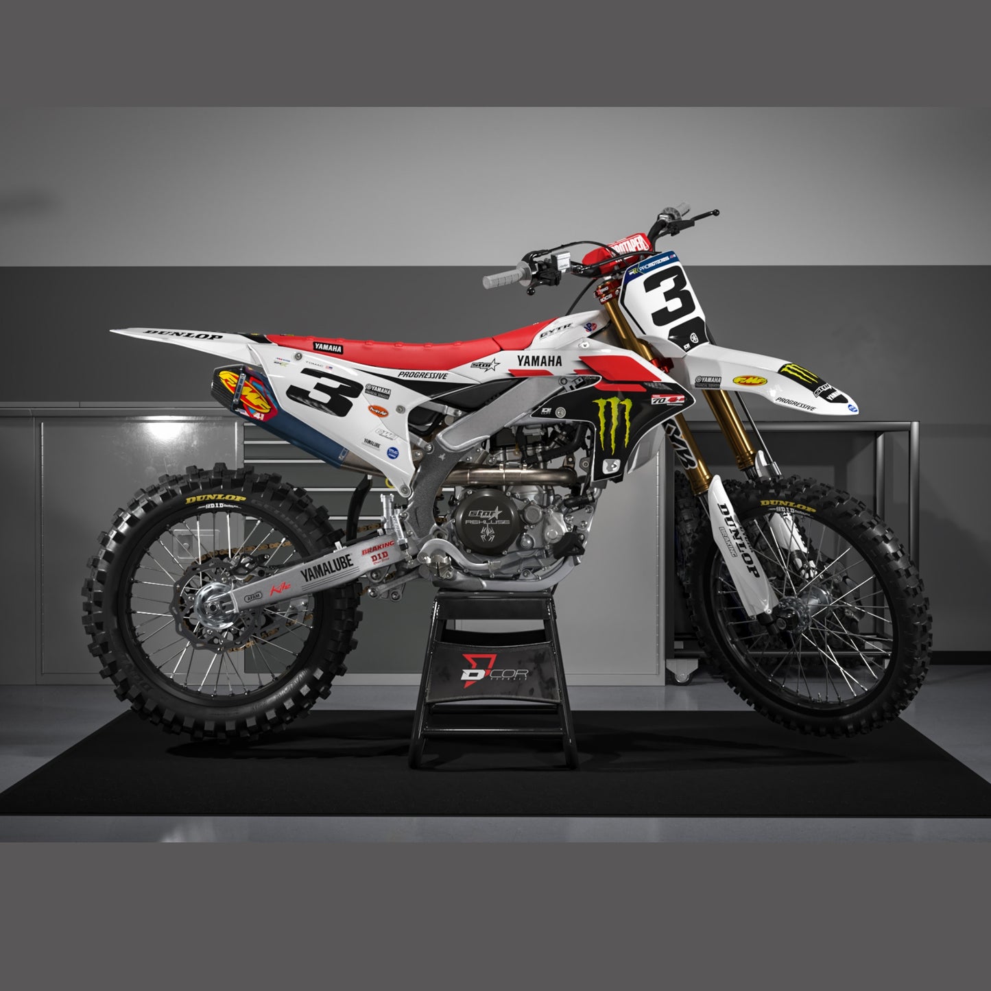 D’COR Visuals Graphics Kit – Factory Yamaha 70th Anniversary