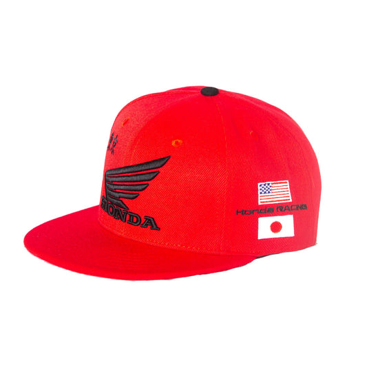 D’COR Visuals Snapback Cap – Factory Honda (Red)