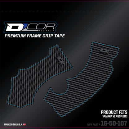 D’COR Visuals Frame Grip Tape – Grey – YZF250/450 (2023–2025)