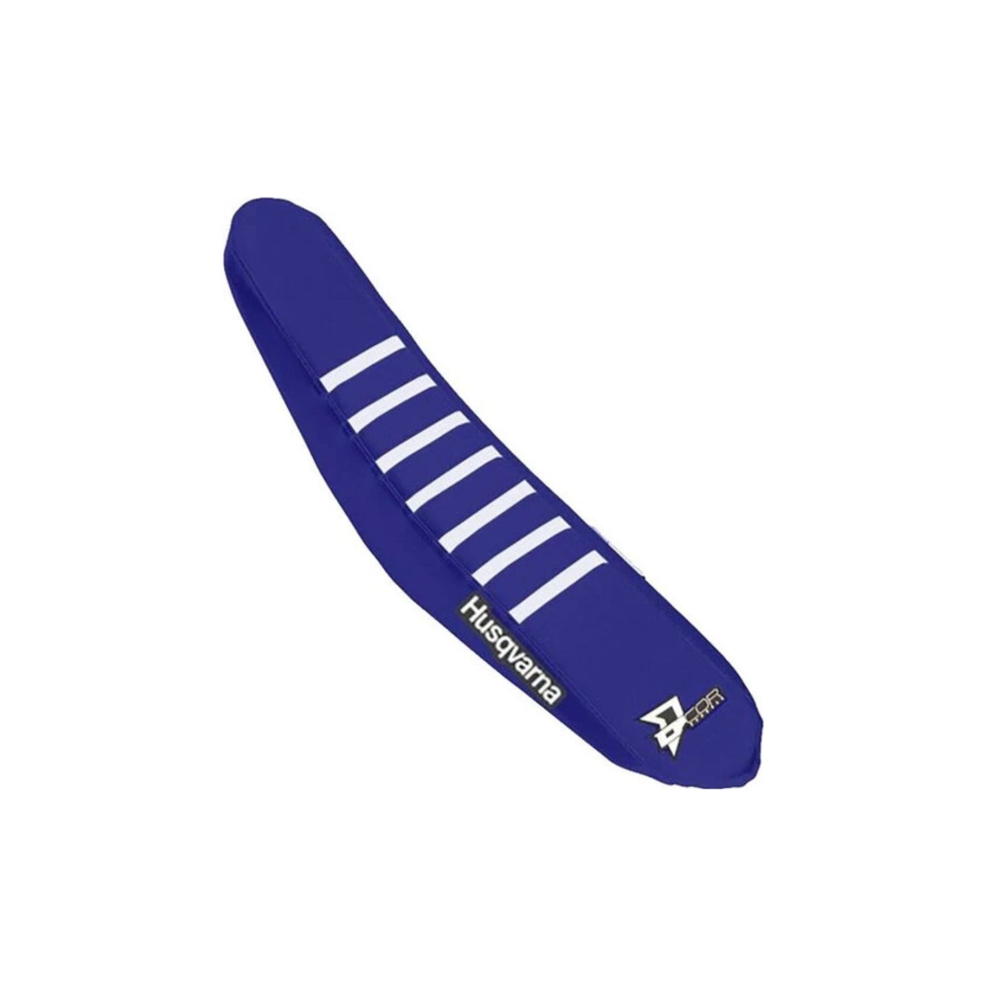 D’COR Visuals Seat Cover – Husqvarna TC/FC 125–450 (2023–2025) – Blue/White