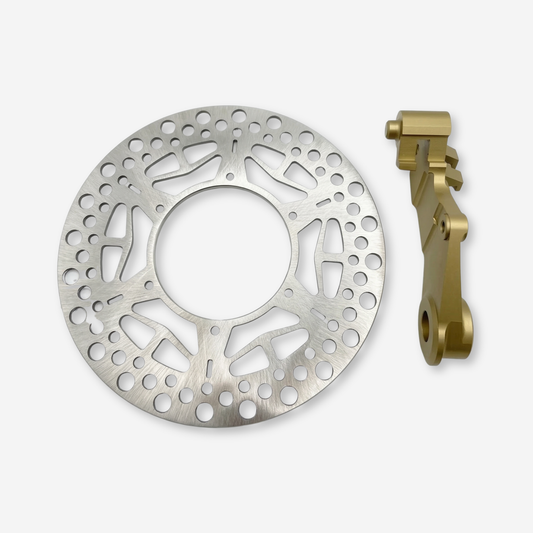 DocWob 240mm Oversize Rear Brake Disc & Carrier Kit – KX125 / KX250 / KX500 (1995–2002)