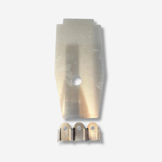 DocWob Aluminium Weld-On Skid Plate (Bash Guard) – Kawasaki KX500 (1989–2004)