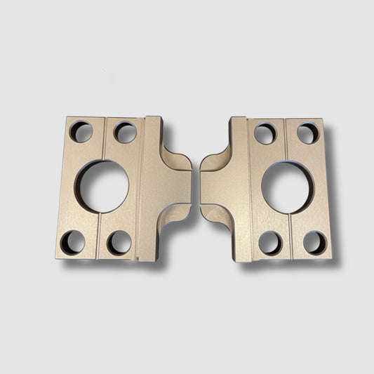 DocWob Bronze Axle Blocks – KX125/KX250 1997–2002