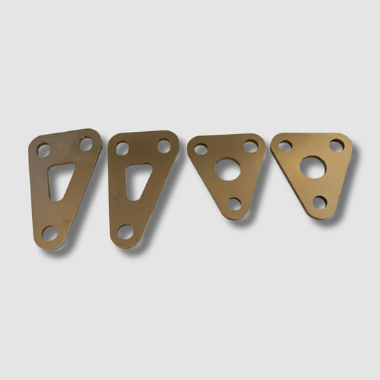 DocWob Engine Mount & Cylinder Head Plates – KX500 (1989–2004)