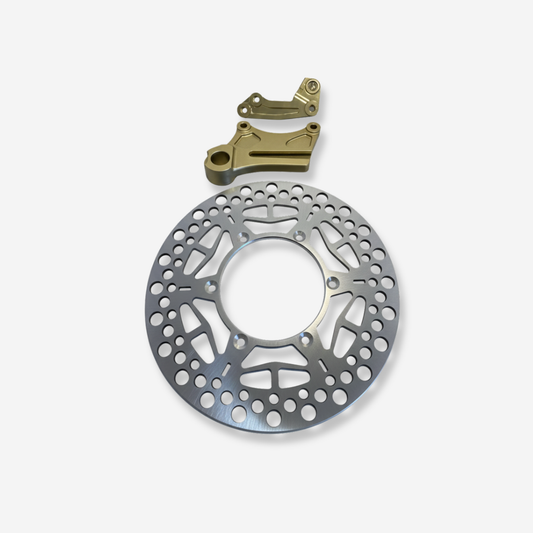 DocWob KHI 240 mm Oversize Rear Brake Disc & Carrier – KX125 / KX250 / KX500