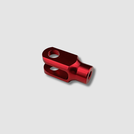 DocWob Red Billet Rear Brake Clevis – M6 / M8