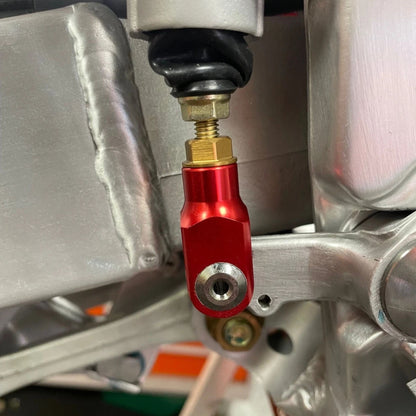 DocWob Red Billet Rear Brake Clevis – M6 / M8
