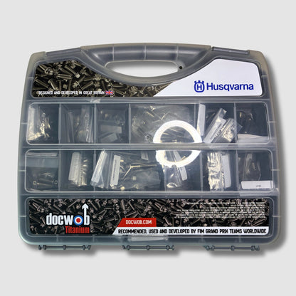 DocWob Titanium Full Bolt Kit - Husqvarna FC250 / FC35 / FC450