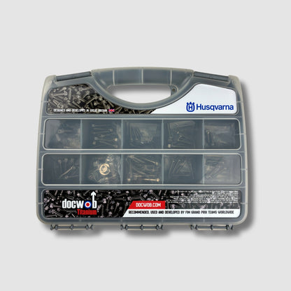 DocWob Titanium Motor Bolt Kit - Husqvarna TC125/ TC250