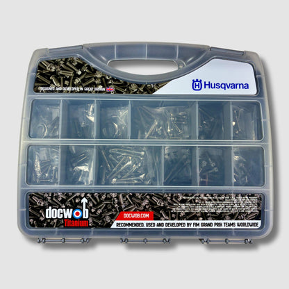 DocWob Titanium Full Bolt Kit - Husqvarna FC250 / FC35 / FC450
