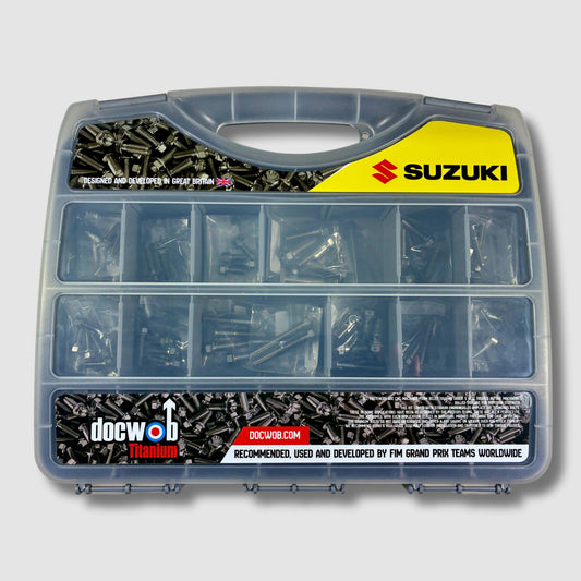 DocWob Titanium Chassis Bolt Kit - Suzuki RMZ250 / RMZ450