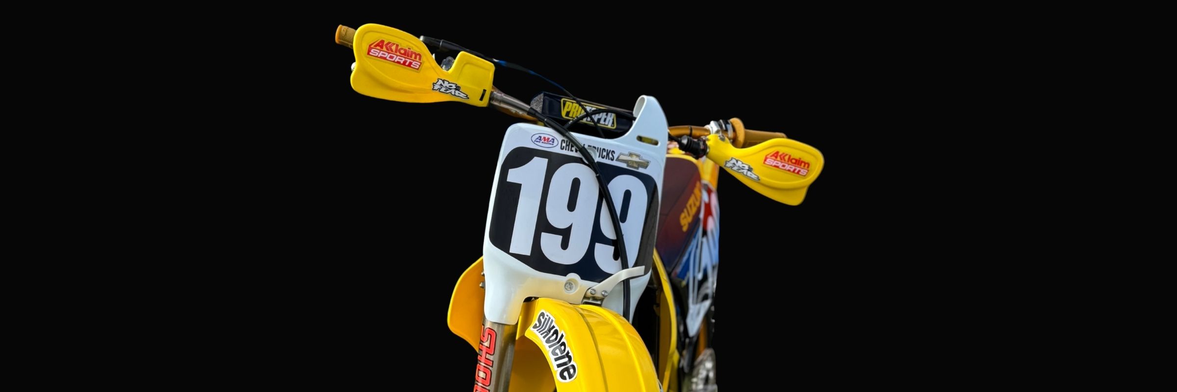 Travis Pastrana RM125 2000 Bike Front Plate