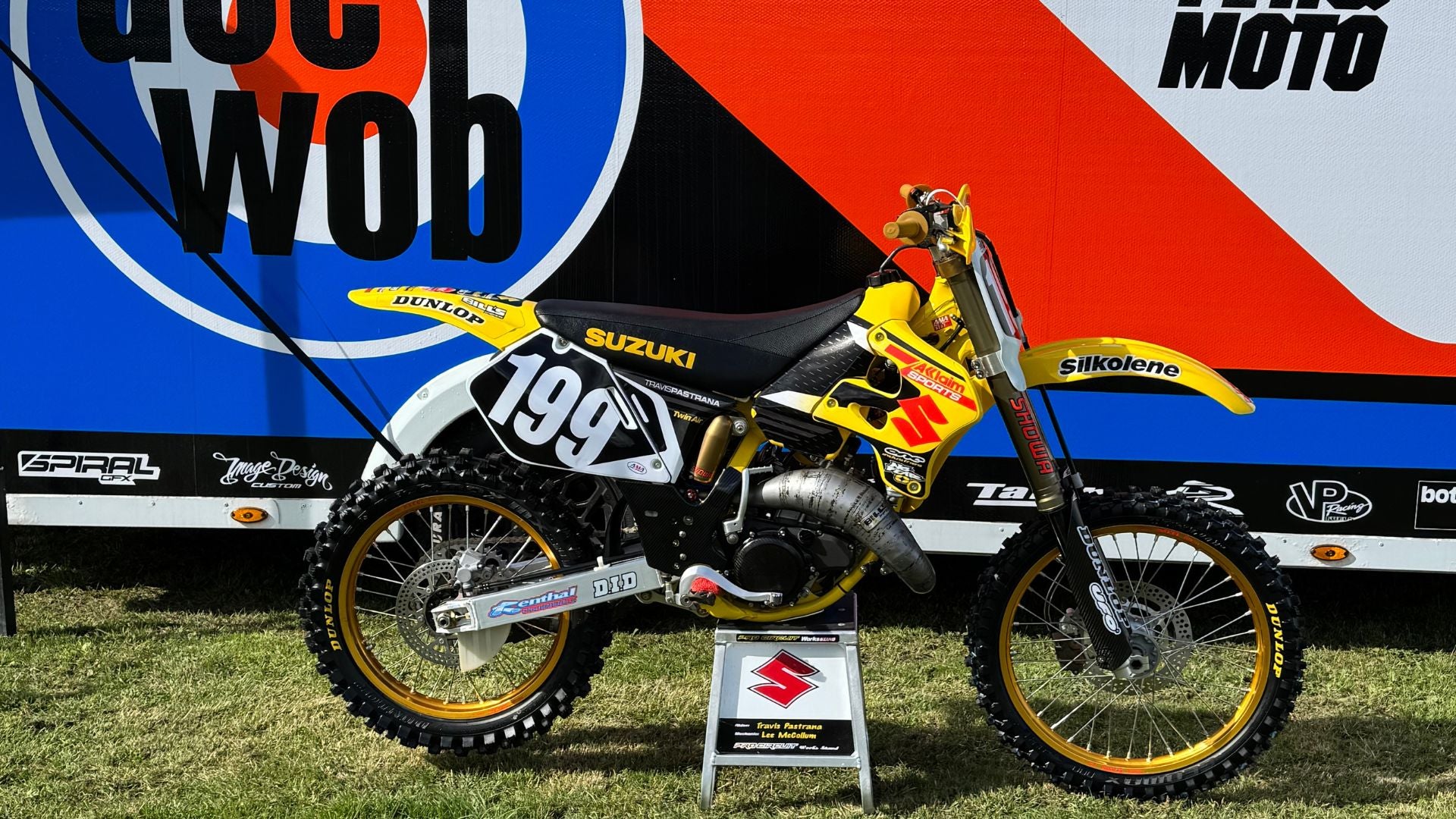 Travis Pastrana RM125 2000 Bike side View