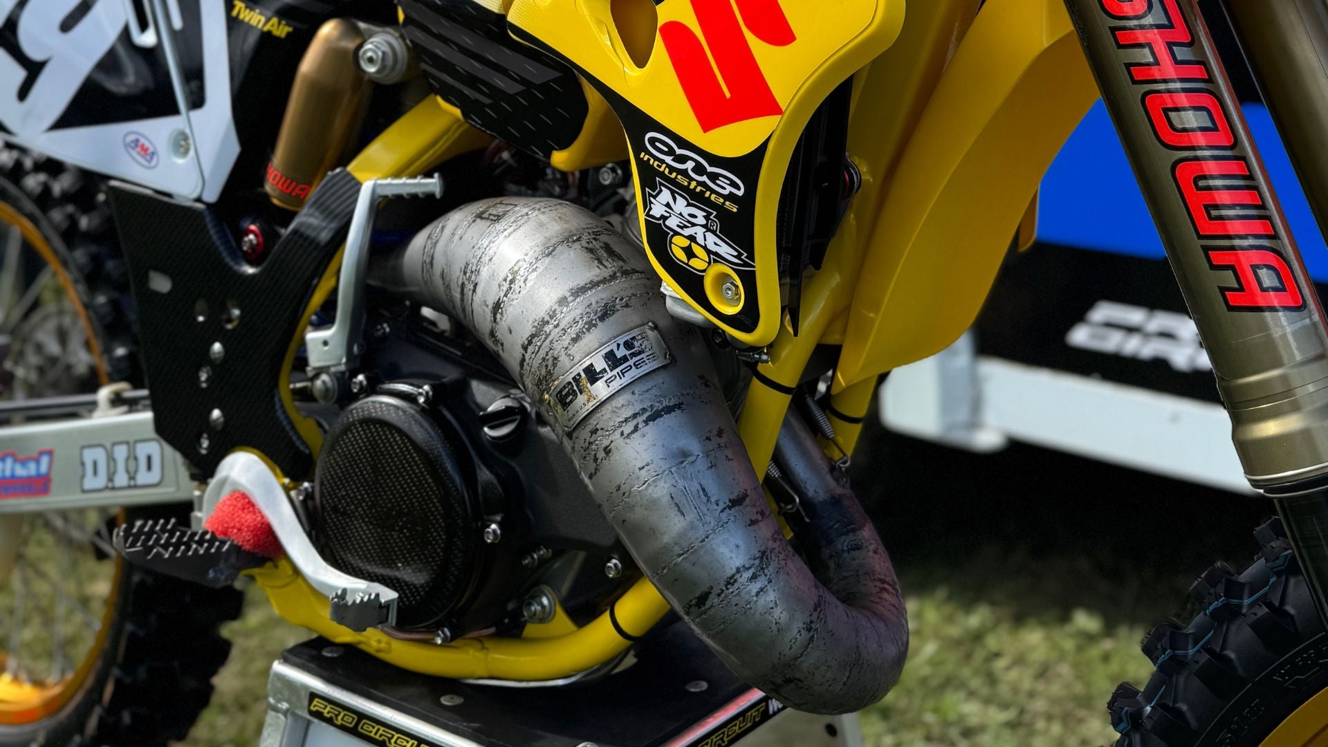 Travis Pastrana RM125 2000 Bike Exhaust Pipe