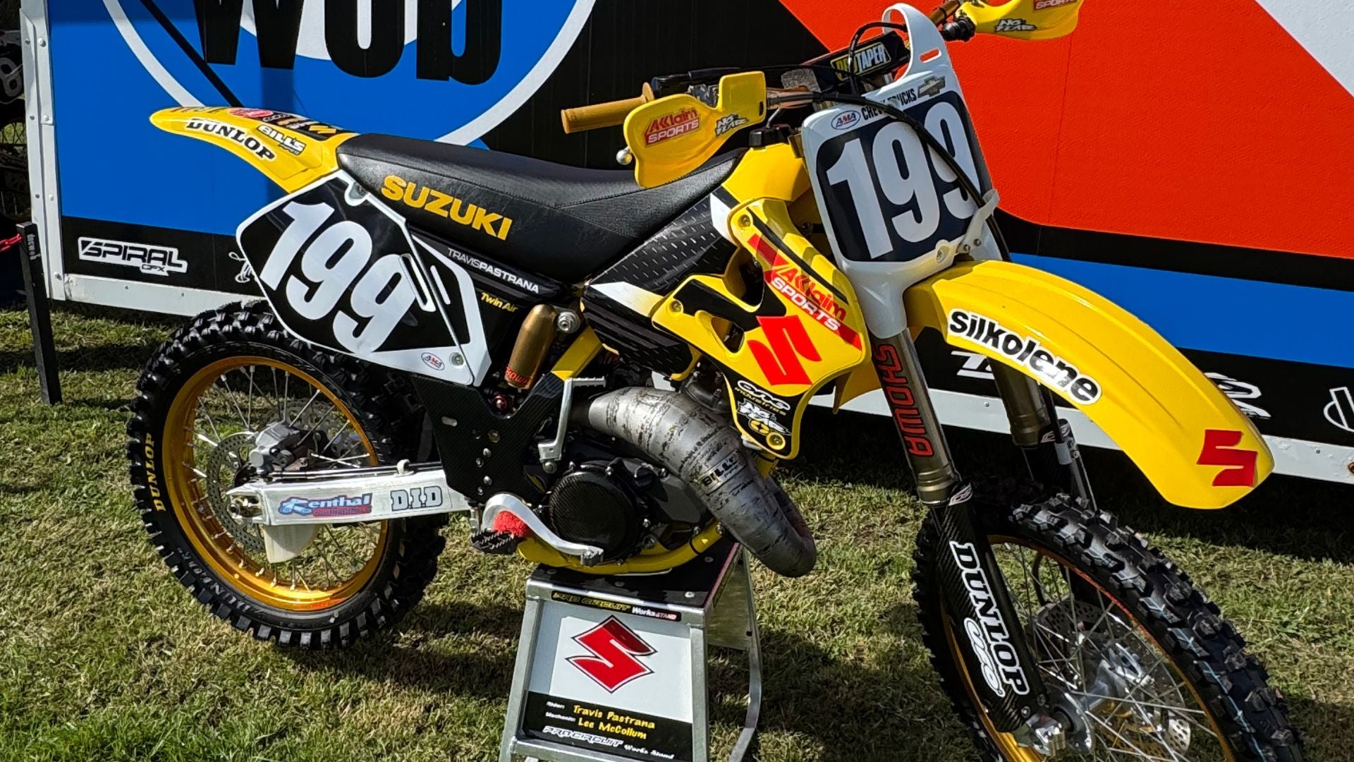 Travis Pastrana RM125 2000 Bike Side View