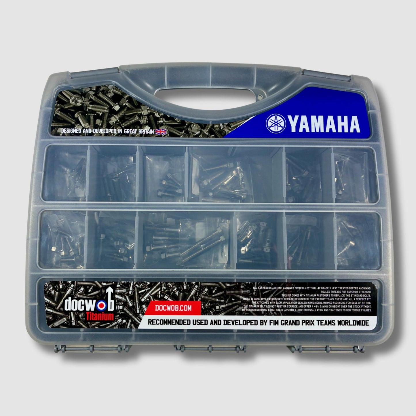 DocWob Titanium Chassis Bolt Kit - Yamaha YZF250 YZF450